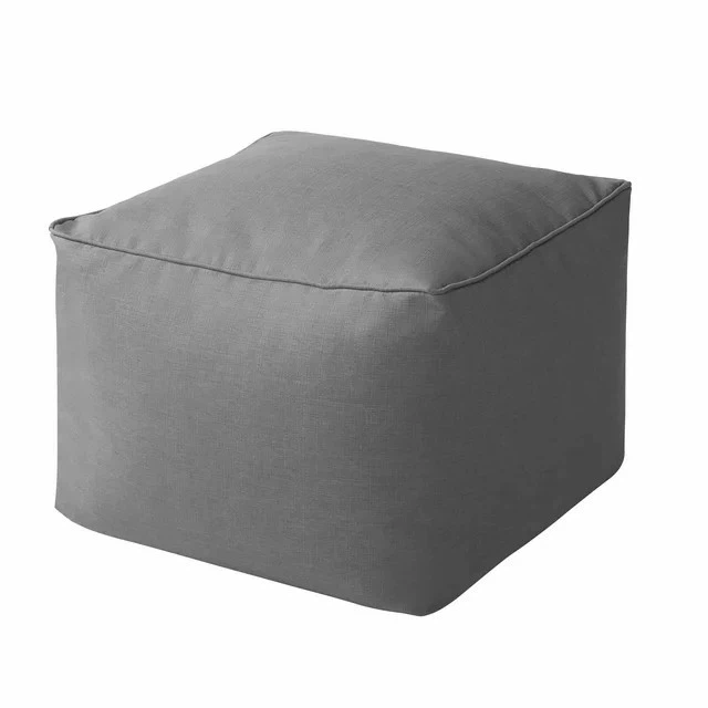 Sarung Sofa Bean Bag Kotak Abu-abu