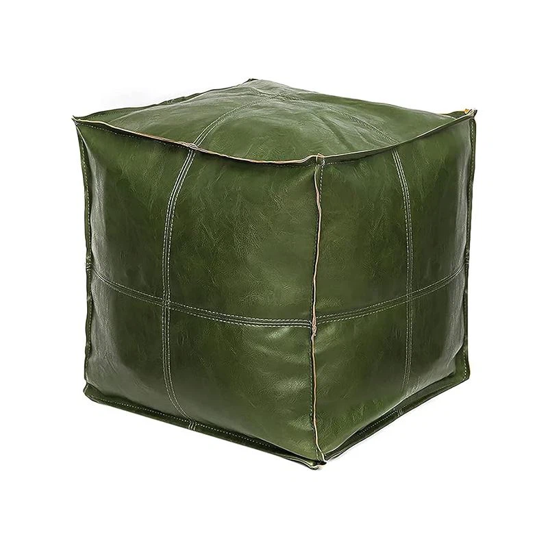 Sarung Kursi Bean Bag Kotak Hijau