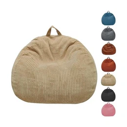 Penutup Kursi Beige Beiging Bean Bag