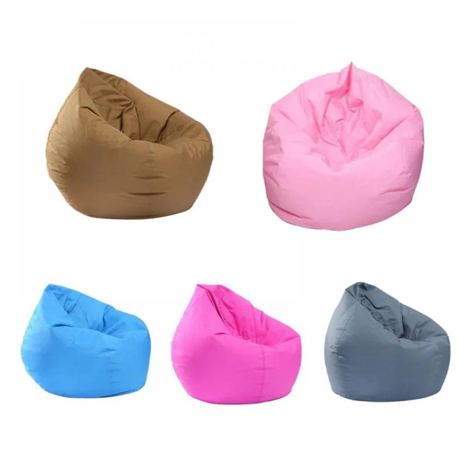 Penutup Kursi Bean Bag Penyimpanan Persegi
